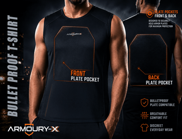 Bulletproof Only Bullet Proof T-Shirt ( Shirt Only ) | Guns & Tactics Ltd