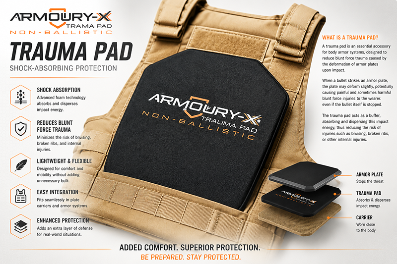 Shock Absorbing Trauma Pad