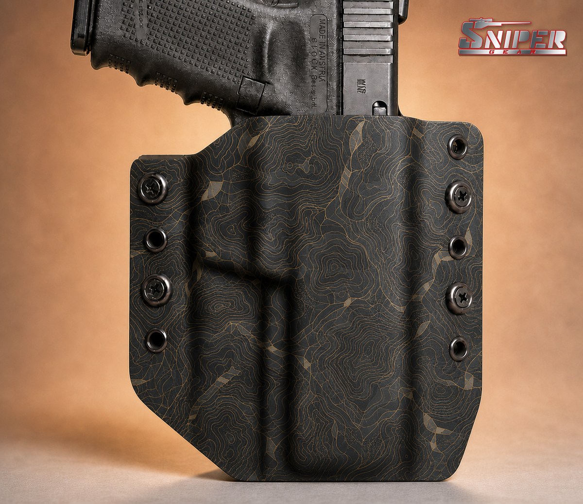 01 Drakensberg Contour Sniper Gear infused Kydex holster pattern