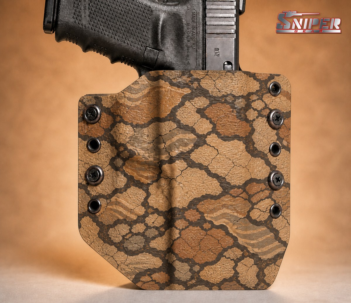 02 Karoo Fault Sniper Gear infused Kydex holster pattern