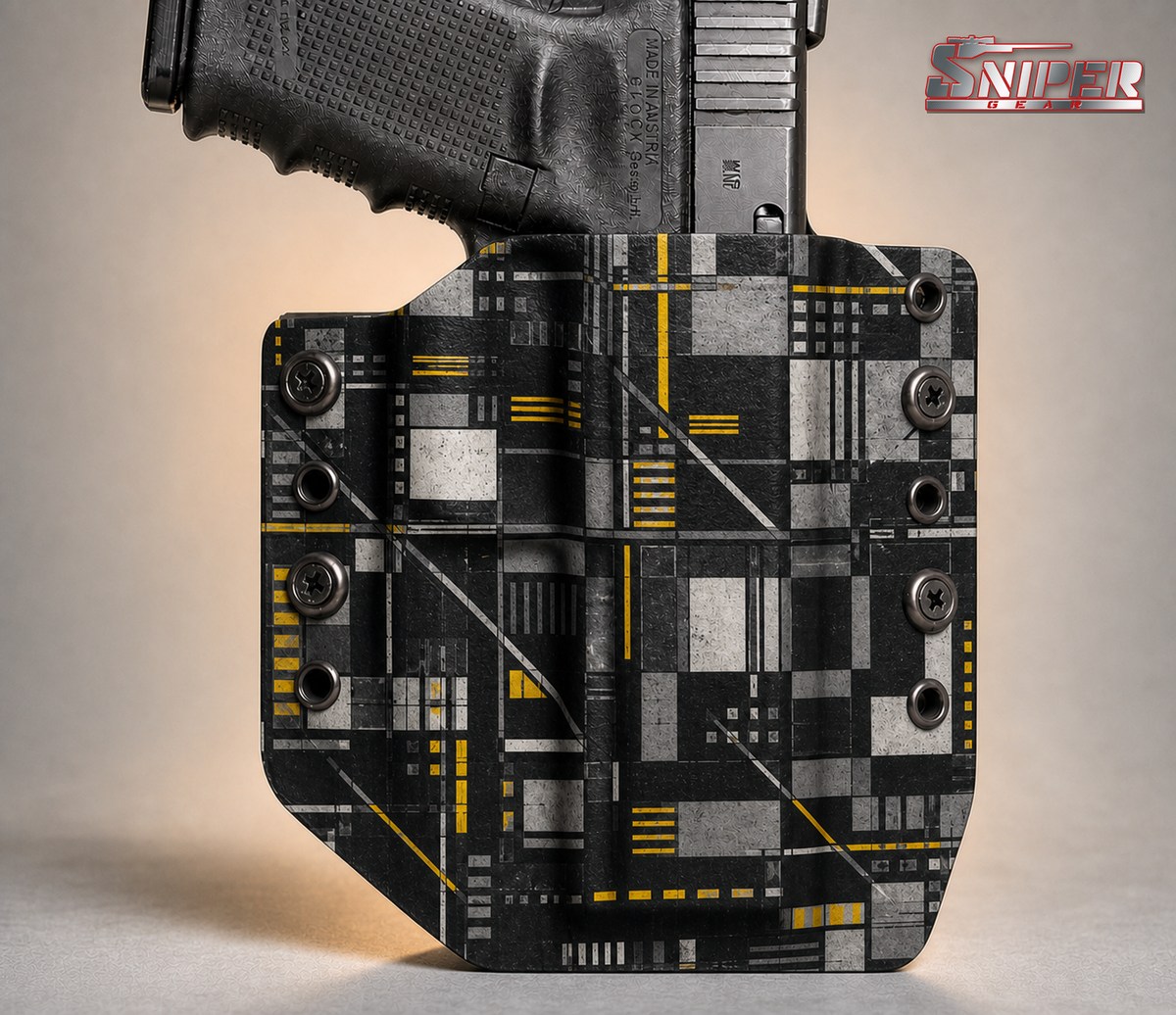08 Jozi Grid Sniper Gear infused Kydex holster pattern