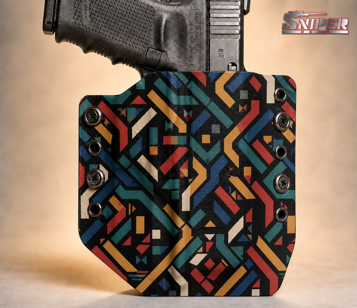 09 Mzansi Prism Sniper Gear infused Kydex holster pattern