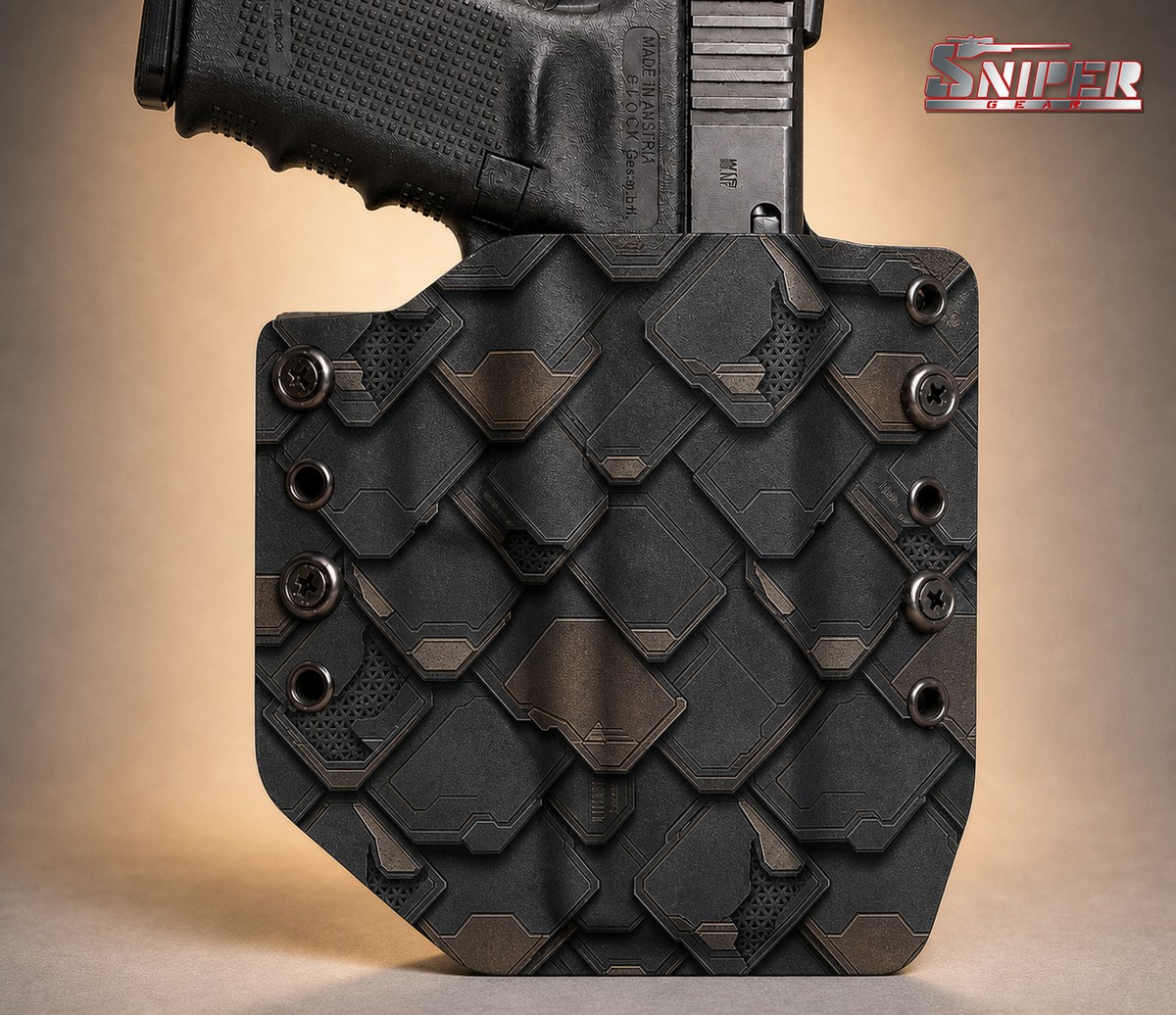 13 Pangolin Armour Sniper Gear infused Kydex holster pattern