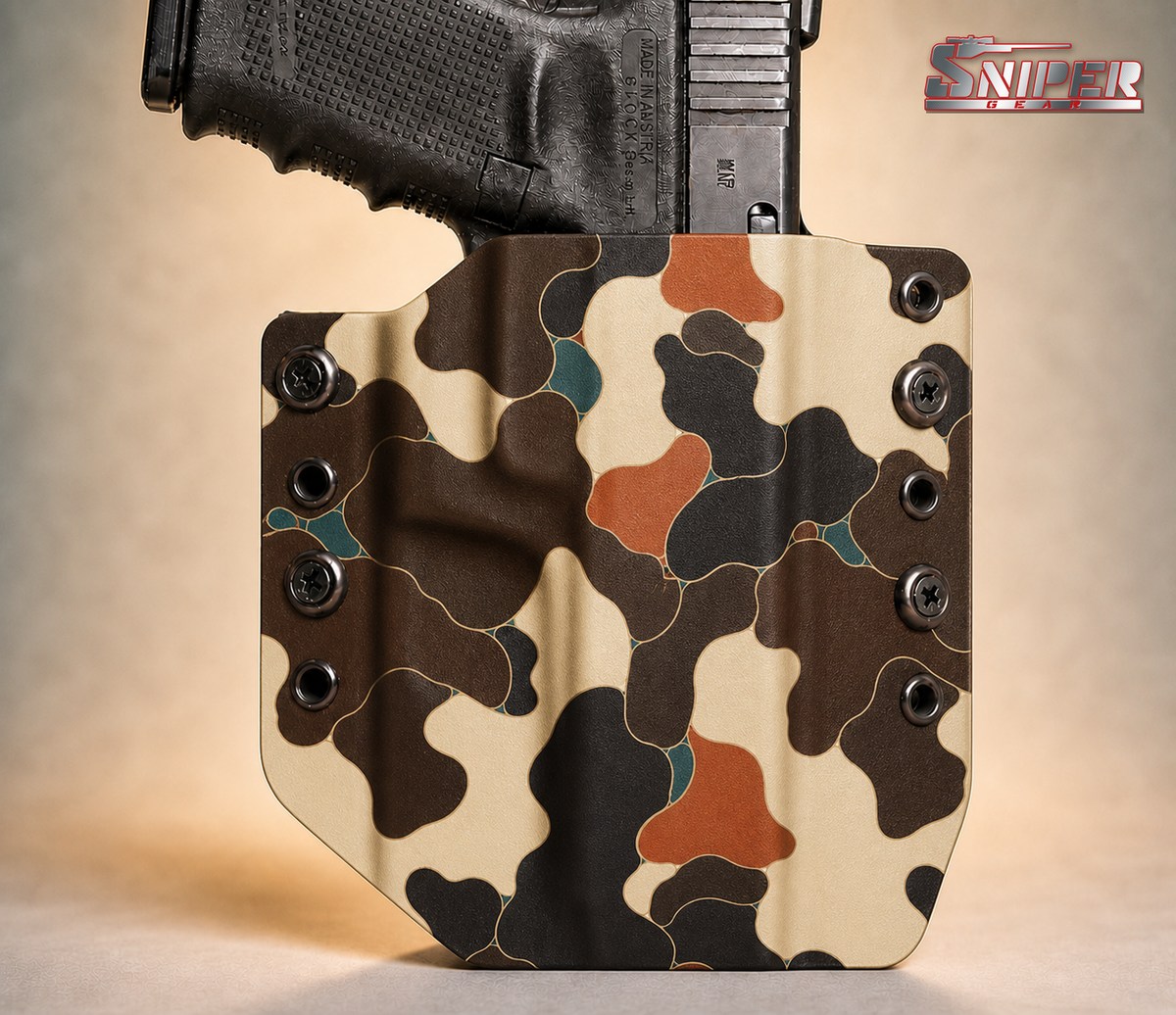 16 Nguni Modern Sniper Gear infused Kydex holster pattern