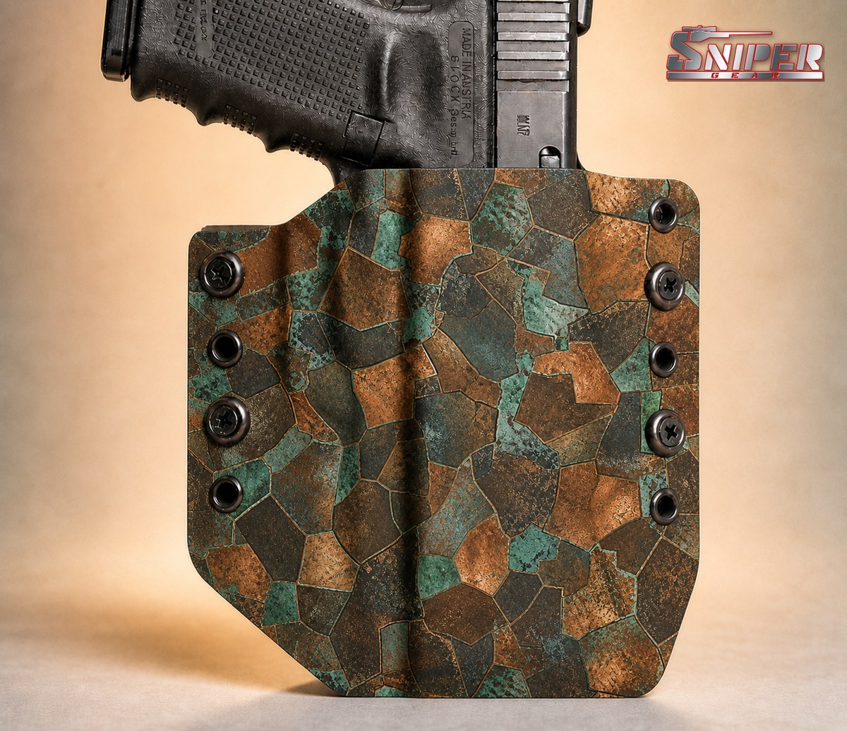 17 Cape Copper Sniper Gear infused Kydex holster pattern