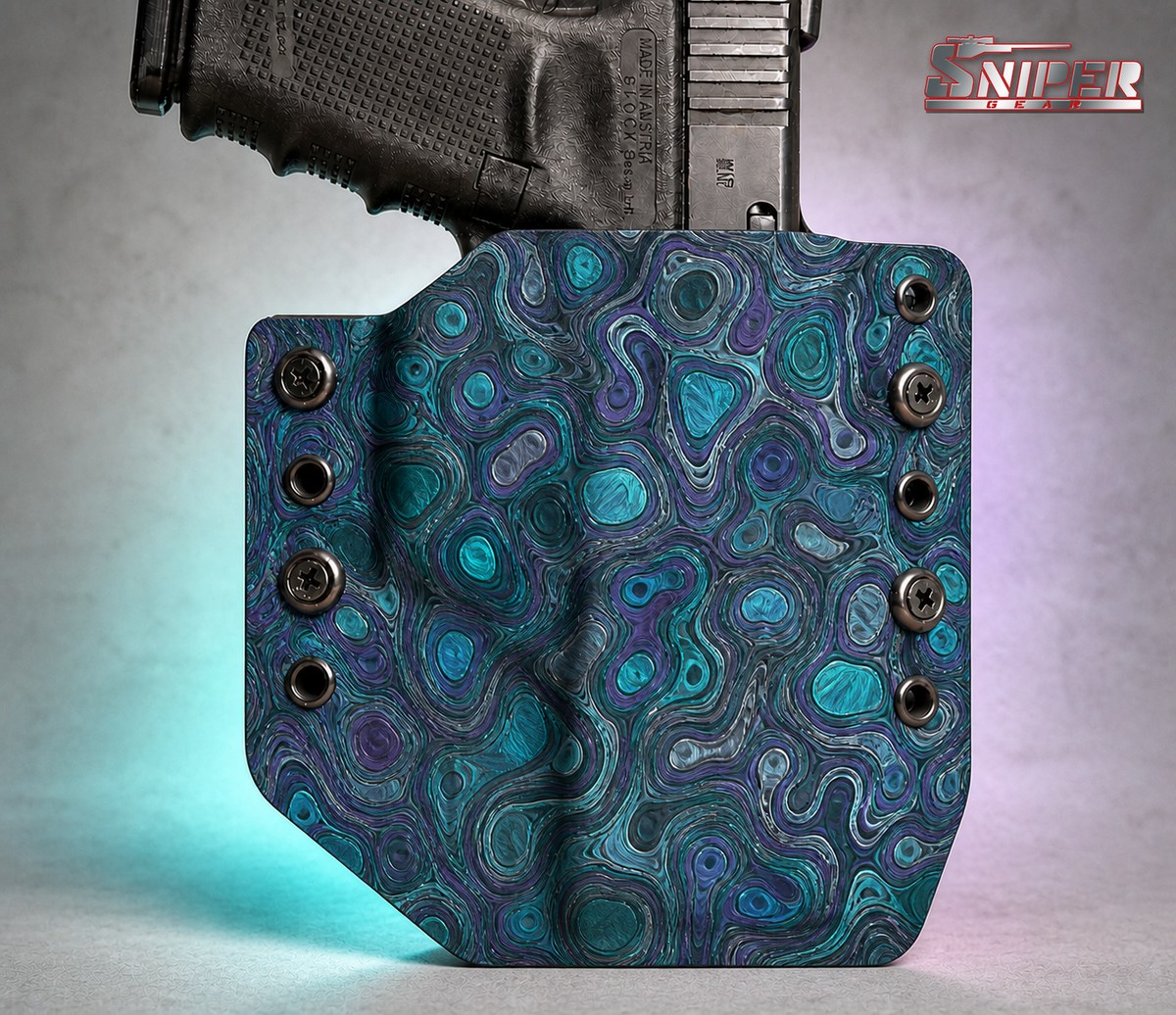 20 Abalone Shift Sniper Gear infused Kydex holster pattern