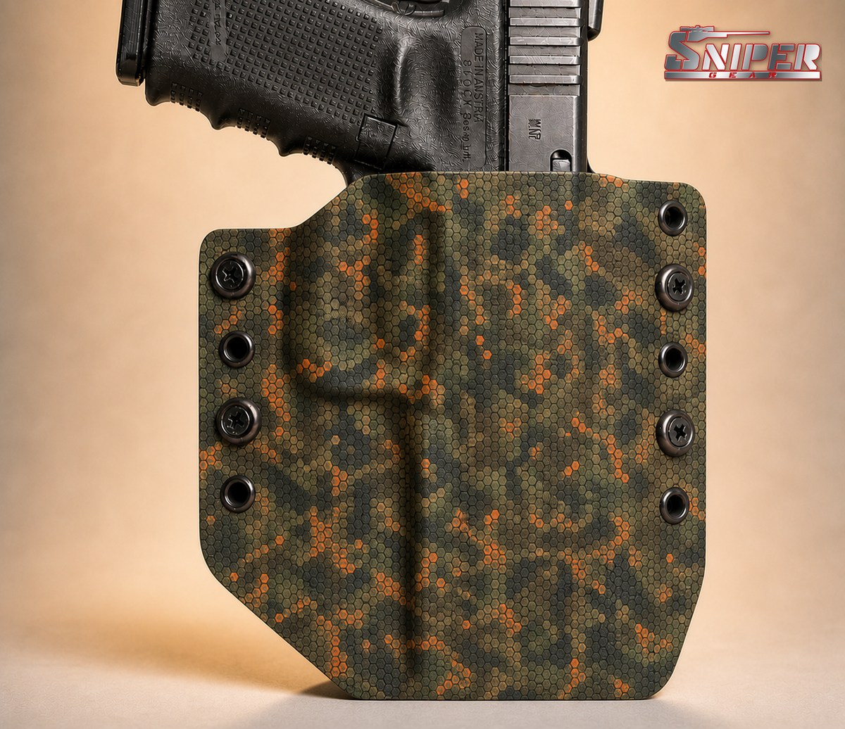 21 Bushveld Signal Camo Sniper Gear infused Kydex holster pattern
